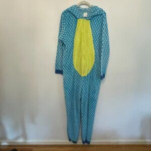 Dragon One Piece Hooded Pajamas Costume Women’s Juniors 2XL Soft Fleece